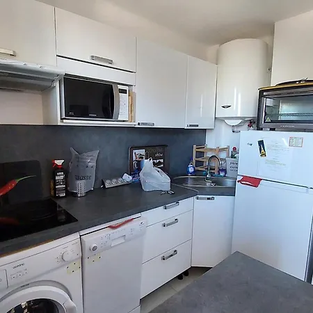 Apartamento Charmant T3 A Plage, Securisee, Parking, Proche Plage Et Commerces, 4 Pers. - Fr-1-805-2 *